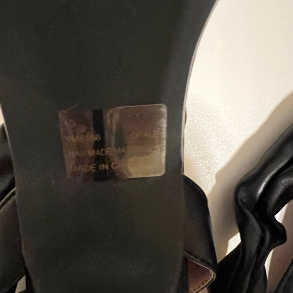 Cape Robbin Opale Square Open Toe Black Heels/Sandals, Size 10 - Picture 8 of 12